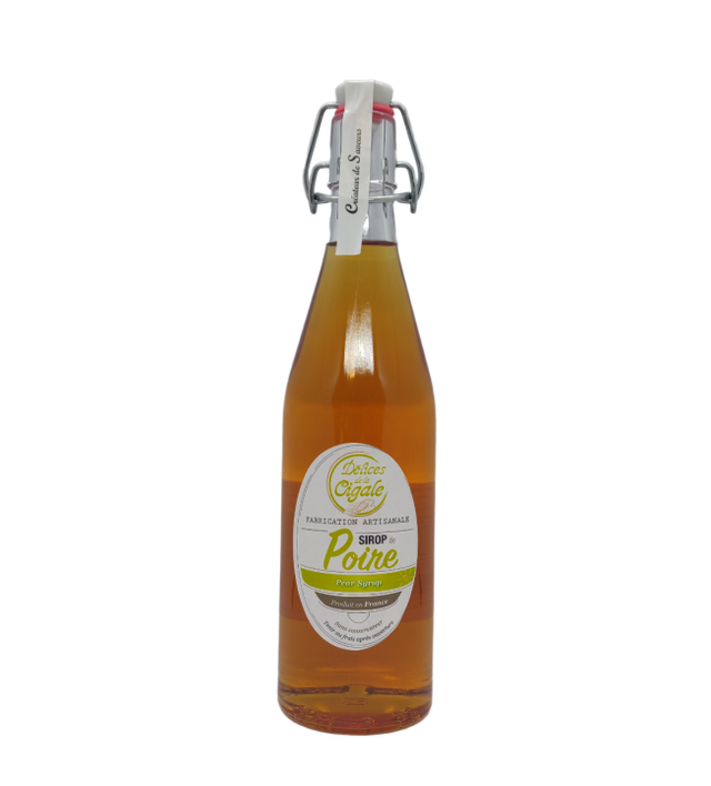 sirops de poire les délices de la cigale 50cl