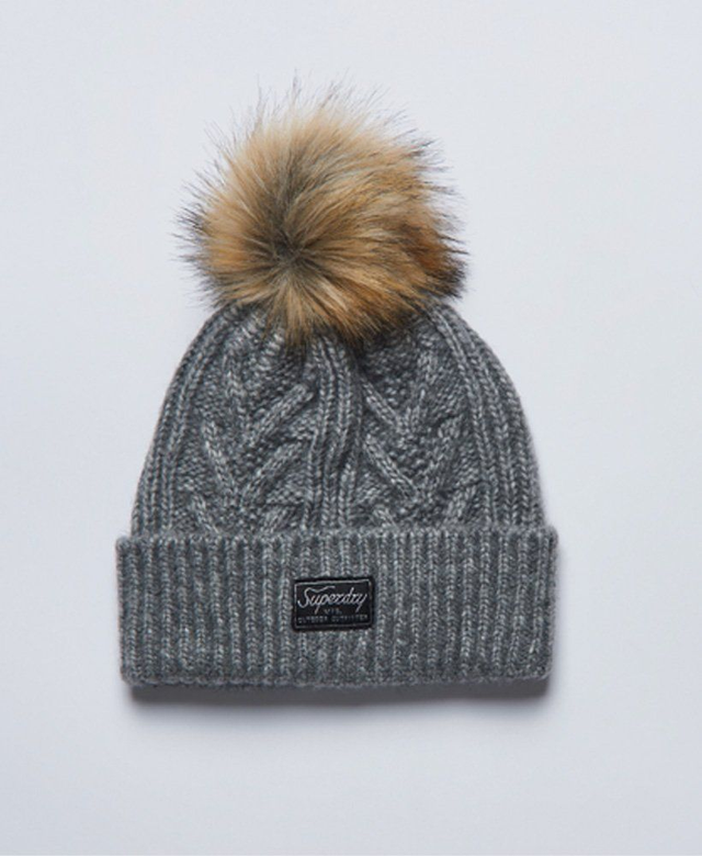 B14008F5 - SUPERDRY CABLE LUX CAPPELLINO CON PON PON