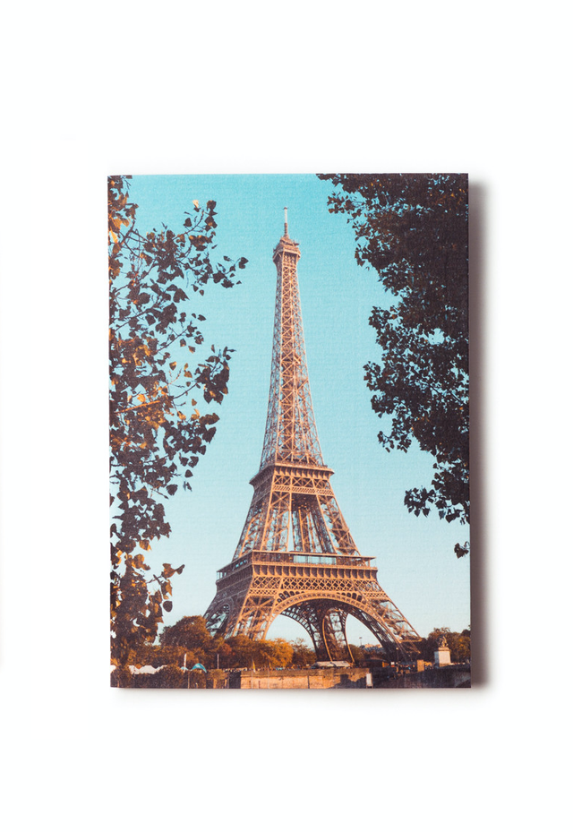 Carnet de notes format poche A6 -  &quot;Tour Eiffel #2&quot; - 48 pages blanches