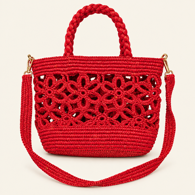 Sac Flora en raphia de Madagascar