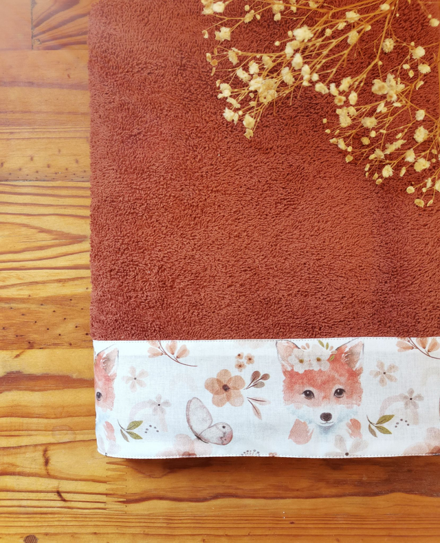 Drap de douche Moka Terracotta