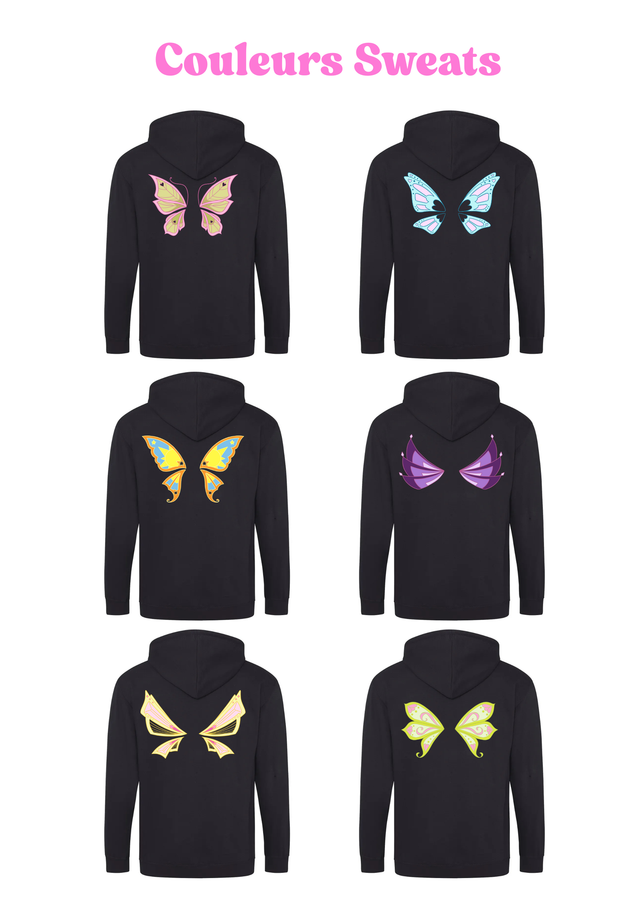 PRECOMMANDE - WINX ENCHANTIX - SWEAT ZIP BRODERIE