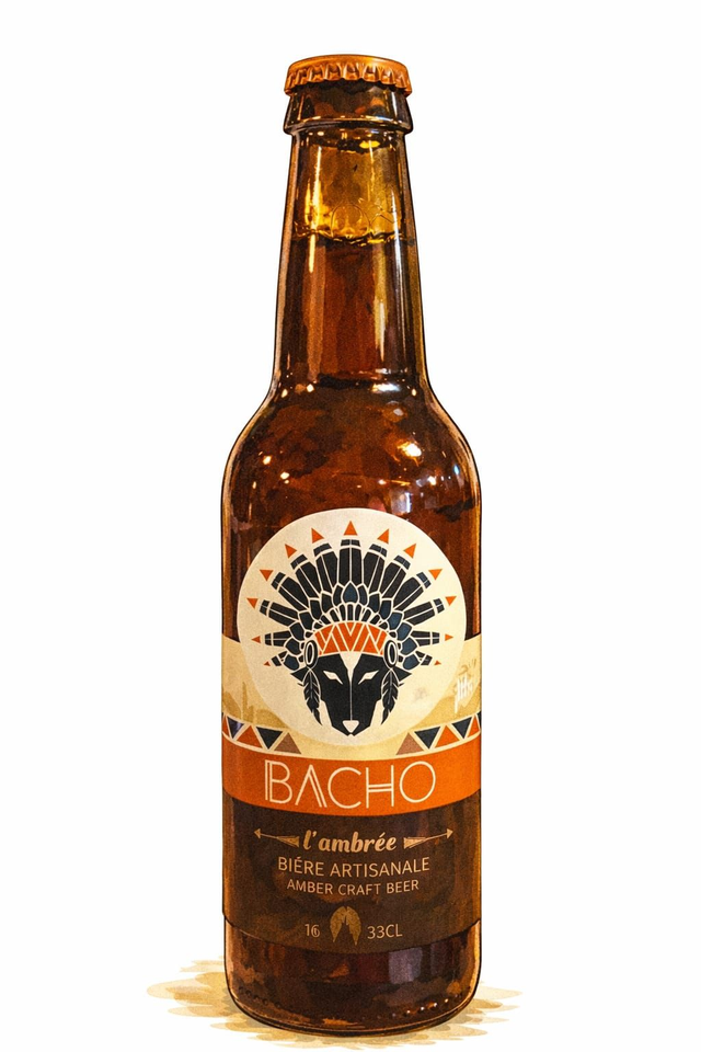 Bière Ambrée Bacho 33 cl