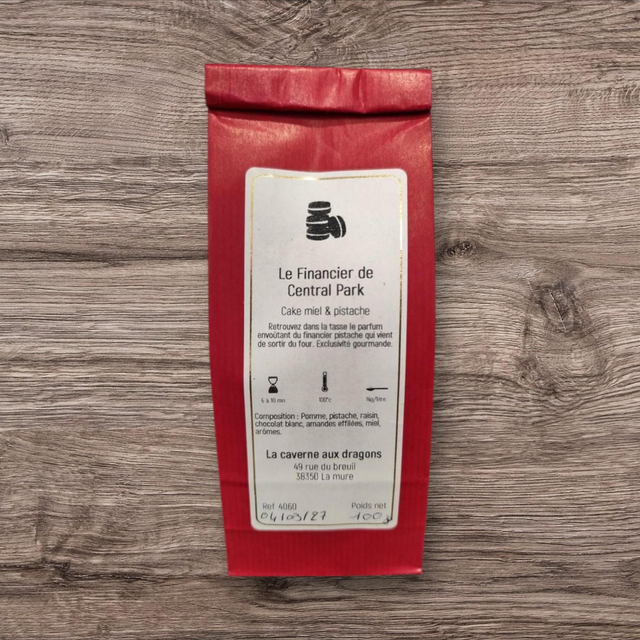 Le Financier de centrale park 100g