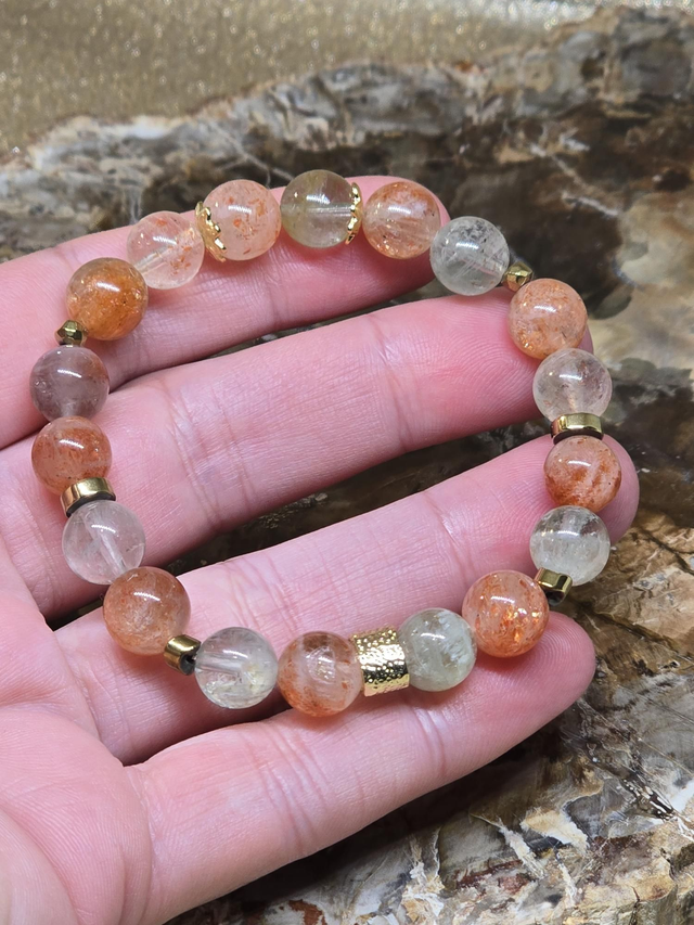 Bracelet Pierre de soleil qualité extra 1 cm 