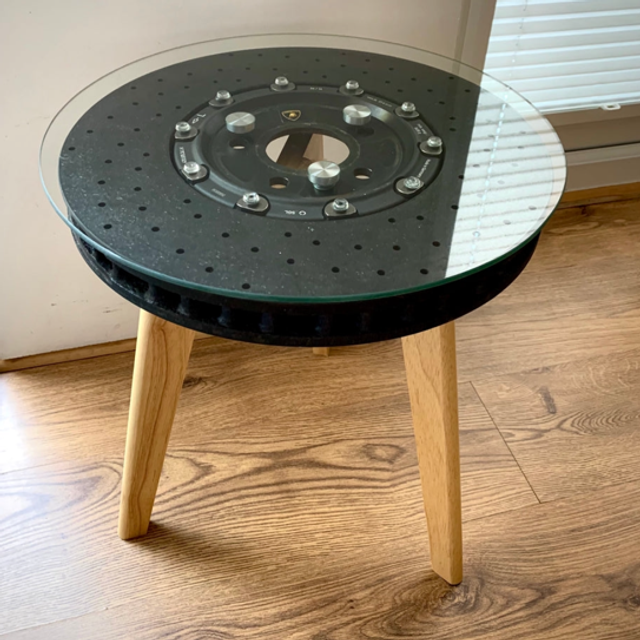 Lamborghini Carbon Disc Table