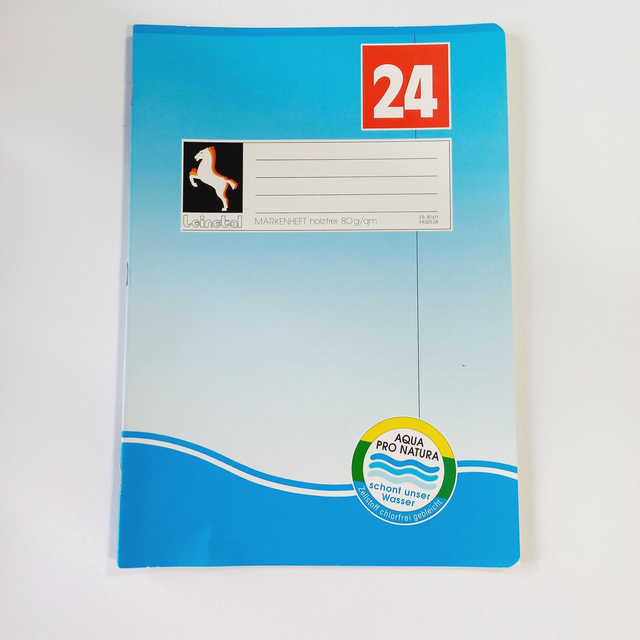 Schreibheft A4 Lineatur 24 Leinetal