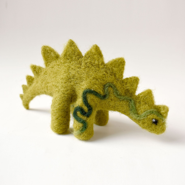 Stegosaurus - needle felted sculpture