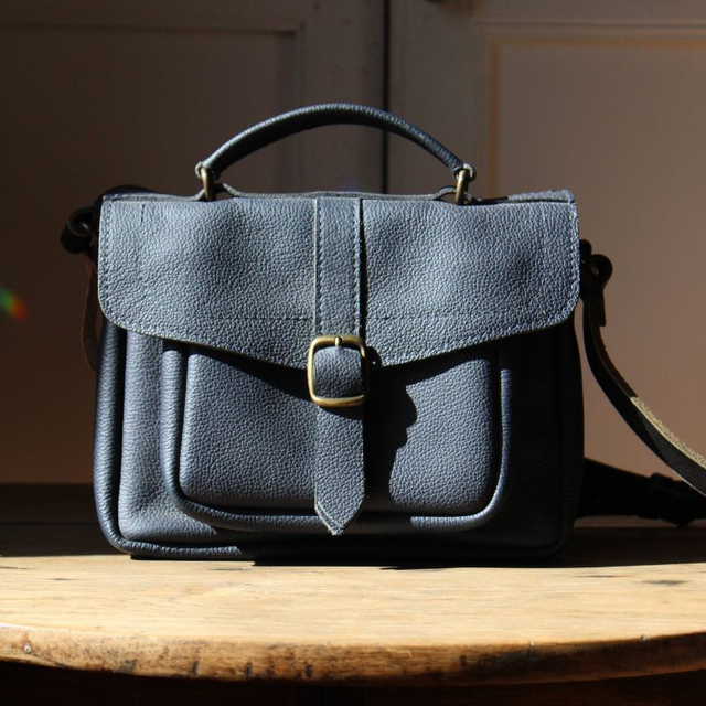 Petit Cartable n°2 - Bleu nuit