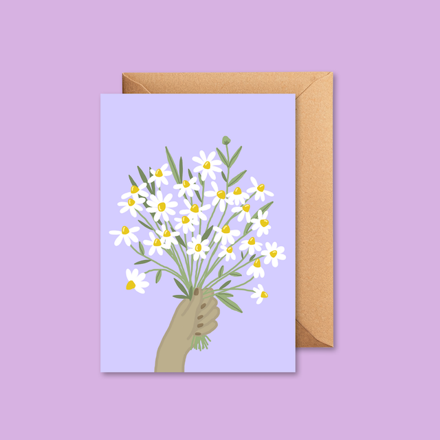 Les pâquerettes - Carte