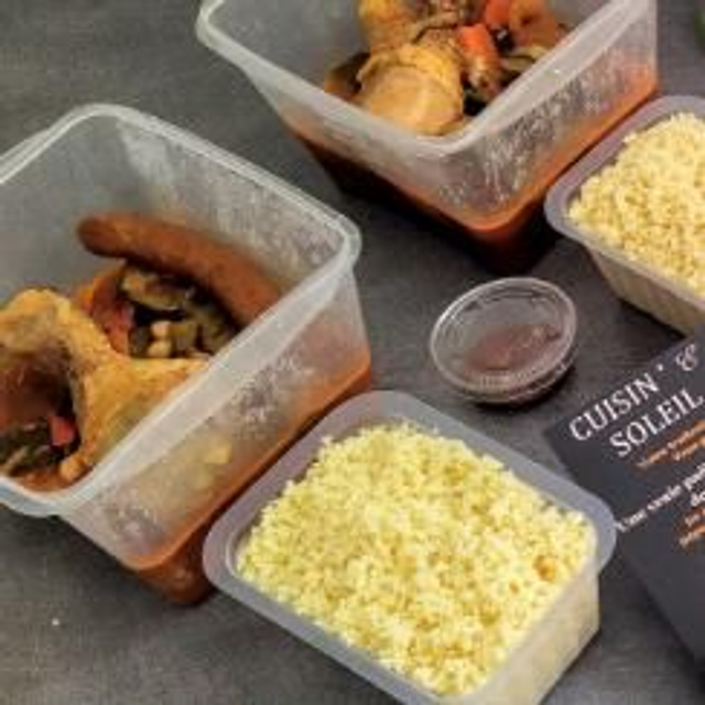 Couscous Royal 3 viandes a emporter ( sur commande 48h avt / à partir de 10 parts )