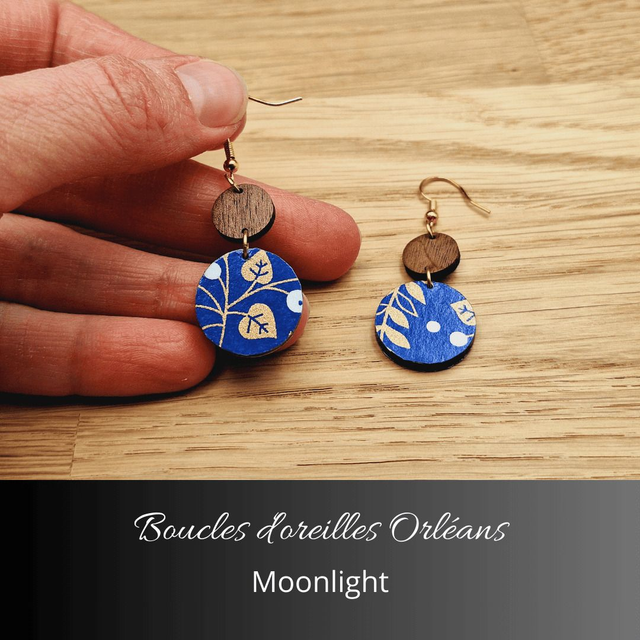 Boucles d'oreilles Orléans - Moonlight
