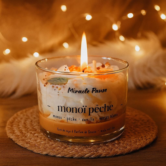 Bougie Gourmande MONOÏ PÊCHE