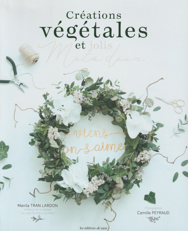 Livre - Créations végétales et jolis mots doux