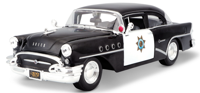 Buick Century 1955 Highway Patrol Police Maisto 1:26
