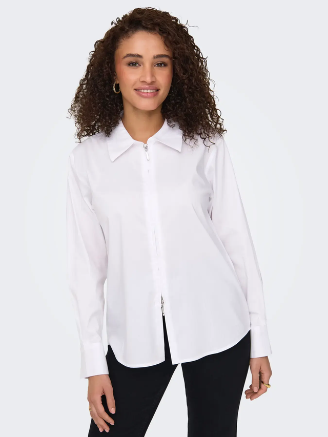 JDYMIO L/S ZIP SHIRT WVN EXP