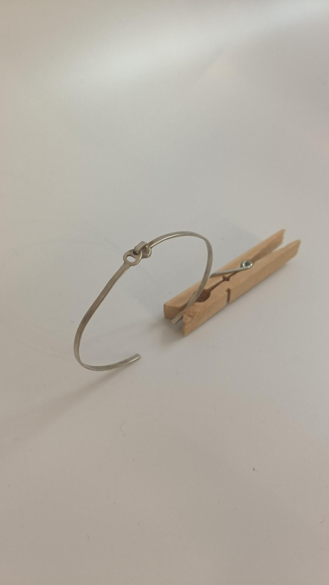 Bracelet zip argent - Charlotte Lavergne 