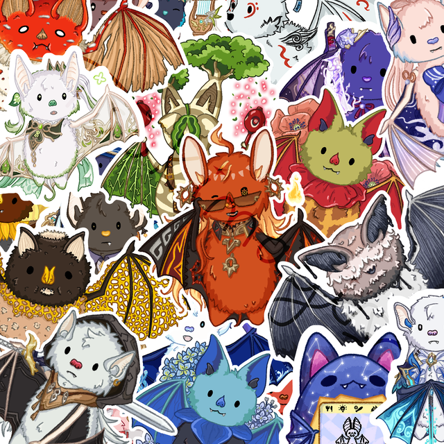 Pack de 3 ou 5 stickers