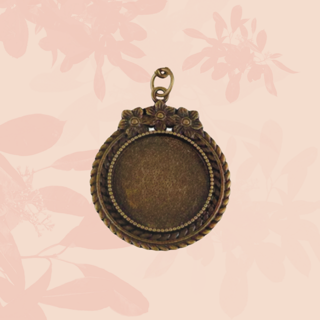 Dije redondo 4 - 2.5x2.5 cm