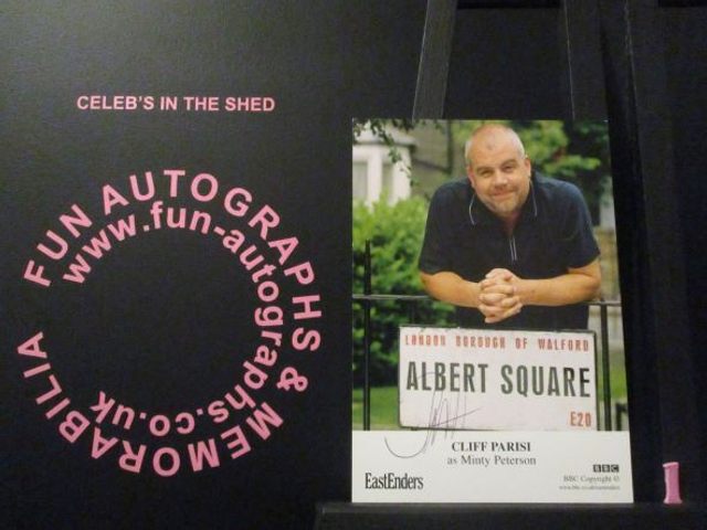 Cliff Parisi (Minty Peterson) Authentic Autographed EastEnders 6x4 Cast Card (1)