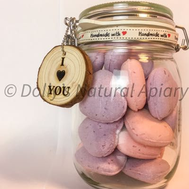 I Love You Bath Bomb Jar