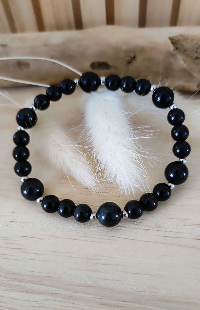 Bracelet Obsidienne Oeil céleste
