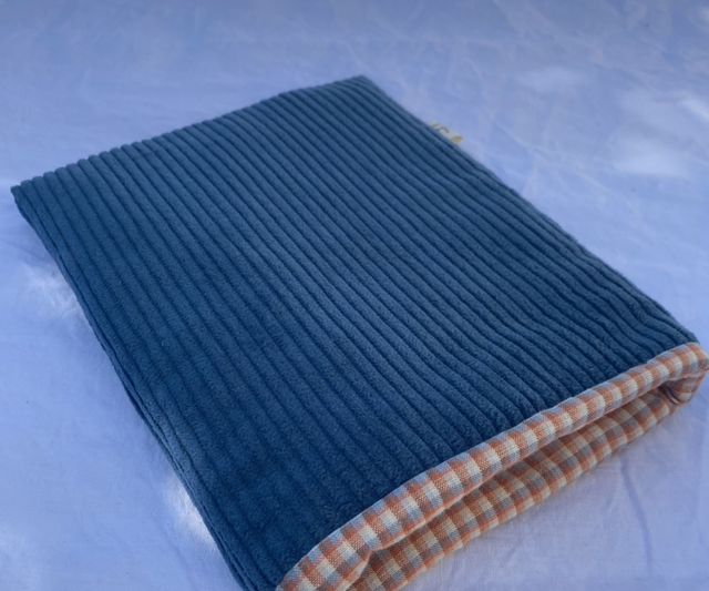 Housse de livre - Bleue foncé 