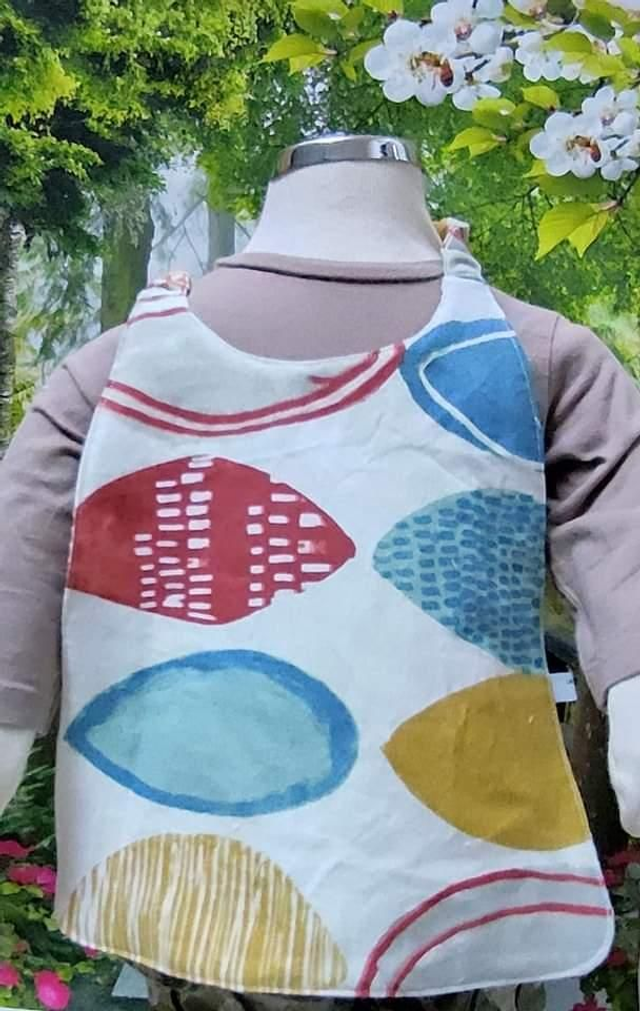 Bavoir élastique multicolore