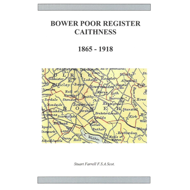 Bower Poor Register, Caithness, 1865-1918