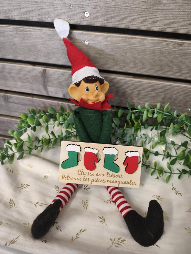 🧦 Jeu du lutin – Chasse aux trésors de Noël 🎄