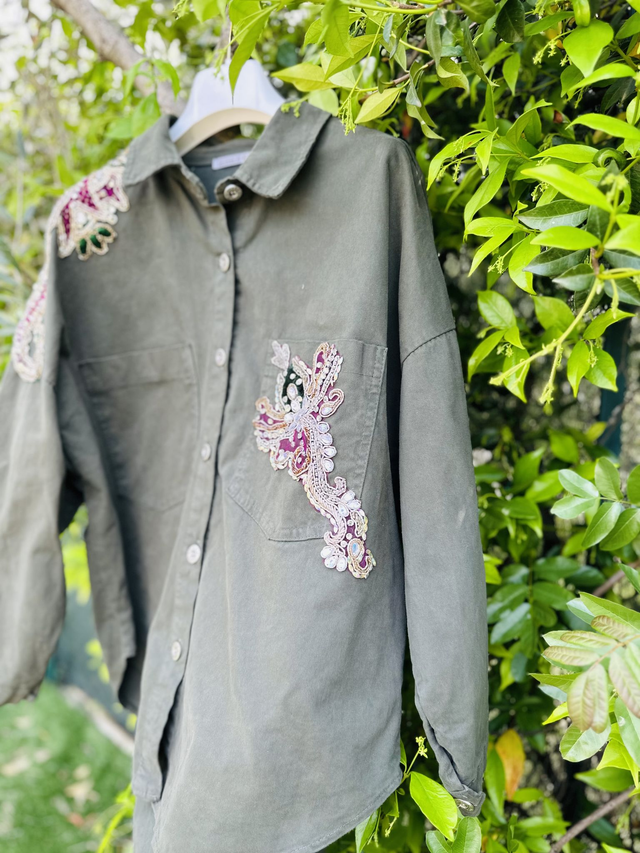 Giacca Embrodery GREEN