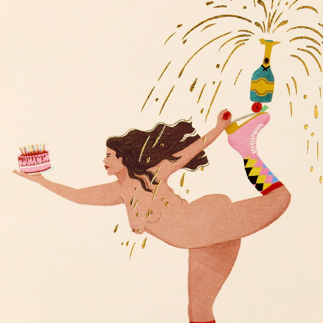 Birthday Cake & Bubbles | Birthday Card