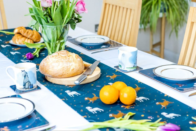 "Muddy Paws" Table Runner