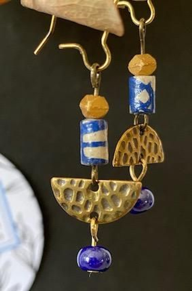 Boucles asymétriques "éventail"