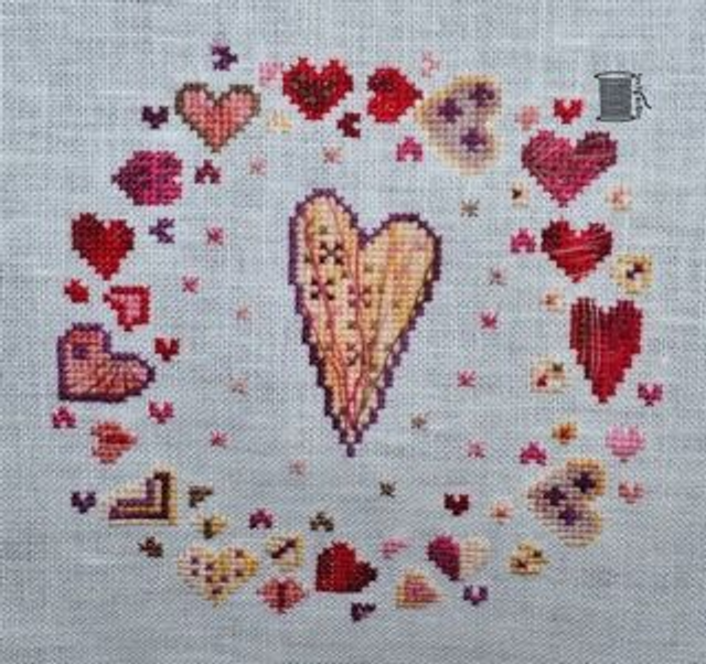 Grille rond de Coeurs