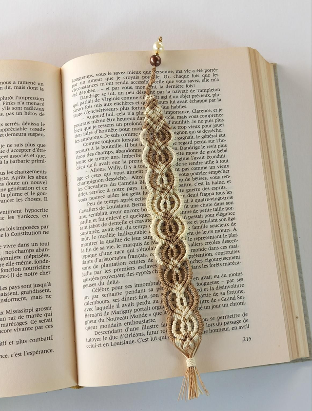 Marque page Vanille Bohème