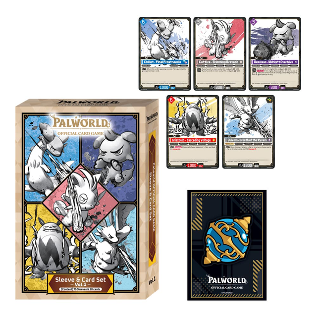 Sleeve &amp; Card Set Vol. 1 - Palworld 