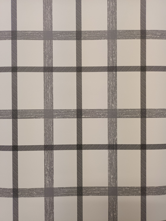 White/ Charcoal Check Washable - Sperfresco - 20-536