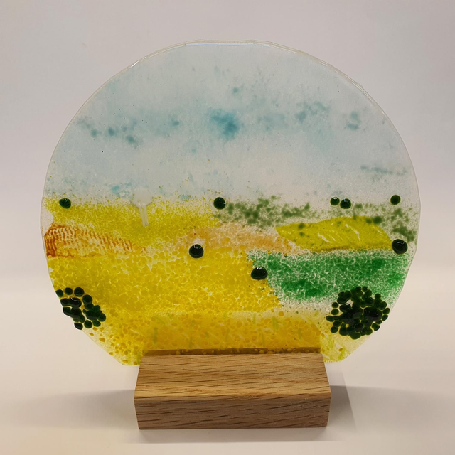 P Normanby le wold glass landscape