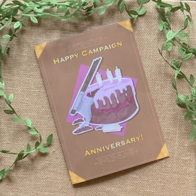 Happy Campaign Anniversary! - A5 Greetings Card