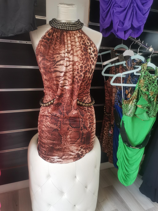 Robe perle de pantère 