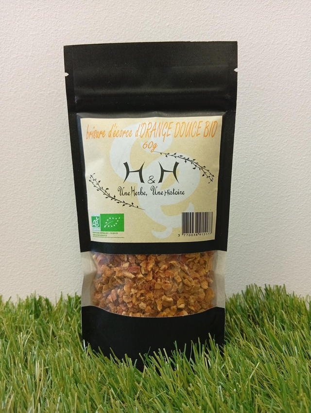 Brisure d'écorce d'orange douce bio
