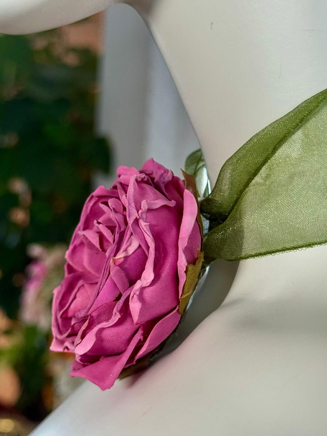 Vintage Halsband Rose Barock England 18. Jahrhundert Poldark