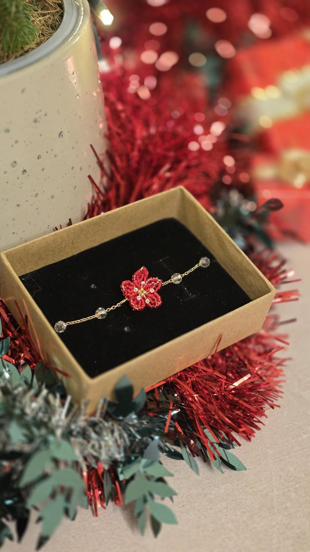 Bracelet perlé - Christmas Wish