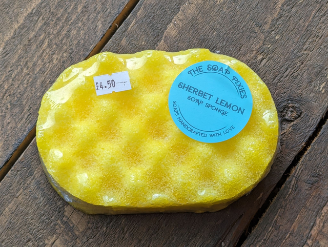 Sherbet Lemon Soap Sponge (150g)
