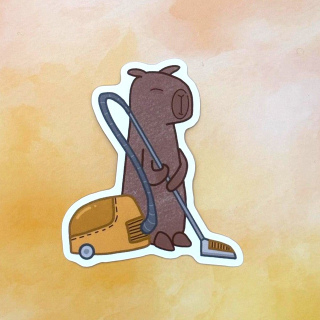 Vacuuming Capybara