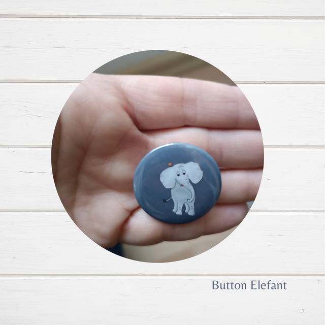 Button Elefant (ArtNr. B0023)
