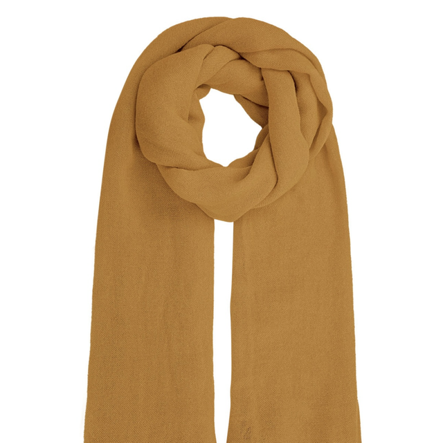 Sjaal okergeel