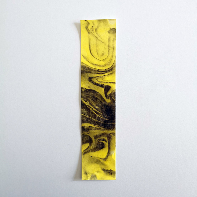 Marque-page Suminagachi