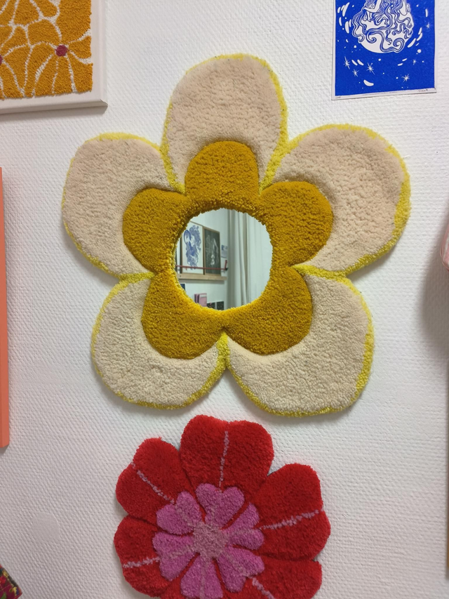 Miroir fleur